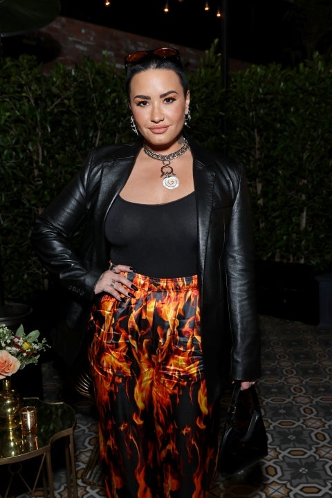 demi lovato klutch super bowl party